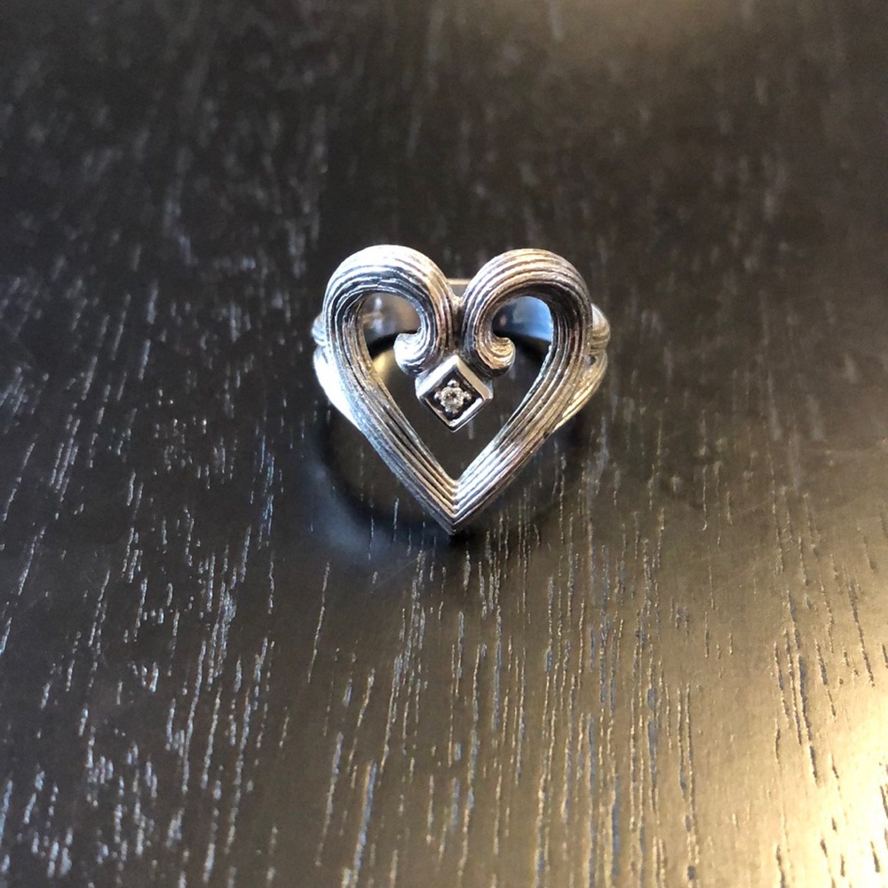 Jude Francis S.S diamond heart ring